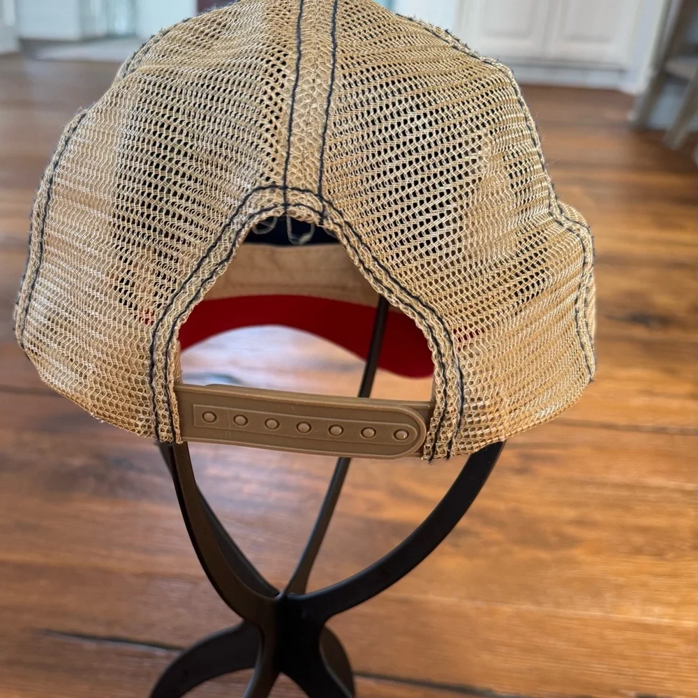 STP Vintage Red and Navy Trucker Hat